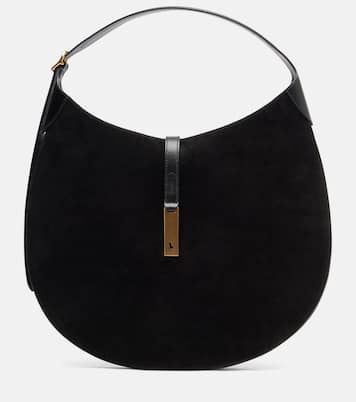 Large suede shoulder bag | Polo Ralph Lauren