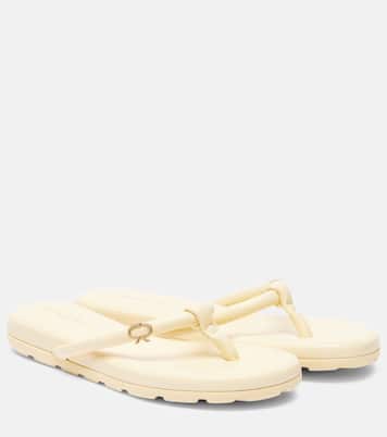 Fiji leather thong sandals | Gianvito Rossi