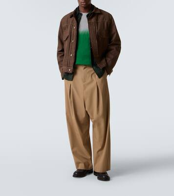Dyed 코튼 스웨트셔츠 | Sacai