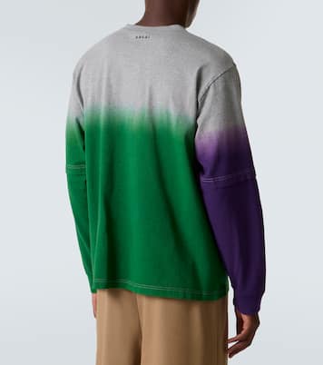 Dyed 코튼 스웨트셔츠 | Sacai