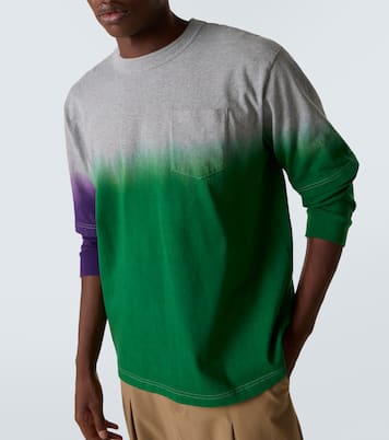 Dyed 코튼 스웨트셔츠 | Sacai