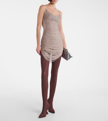 Cheopissima 105 mesh over-the-knee boots | The Attico