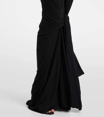 Draped jersey maxi skirt | Entire Studios