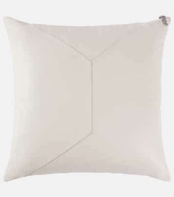 Monili leather cushion | Brunello Cucinelli