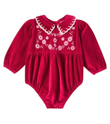 Baby Millie embroidered cotton bodysuit | Bebe Organic