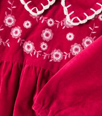 Baby Millie embroidered cotton bodysuit | Bebe Organic