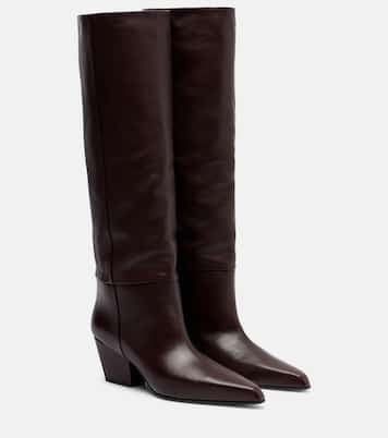 Jane 60 leather knee-high boots | Paris Texas