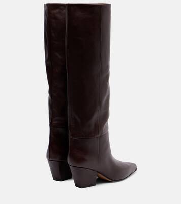 Jane 60 leather knee-high boots | Paris Texas