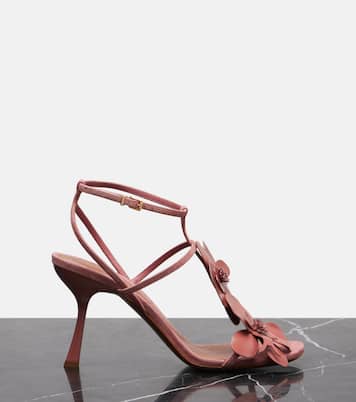 Sandales Orchid 85 en daim | Zimmermann