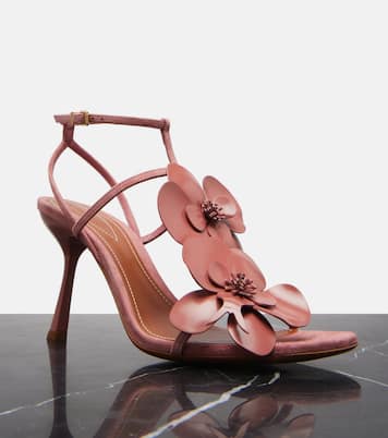 Sandales Orchid 85 en daim | Zimmermann
