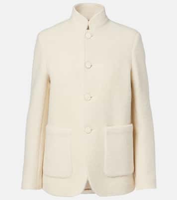 Spagna alpaca, wool, and silk jacket | Loro Piana