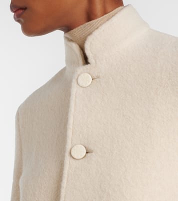 Spagna alpaca, wool, and silk jacket | Loro Piana