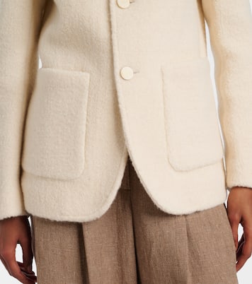 Spagna alpaca, wool, and silk jacket | Loro Piana