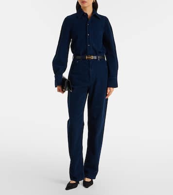 Hemd aus Baumwoll-Cord | Victoria Beckham