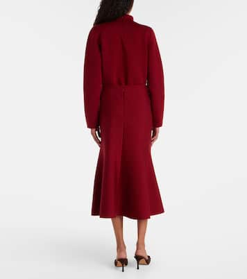 Midirock aus Jacquard | Carolina Herrera