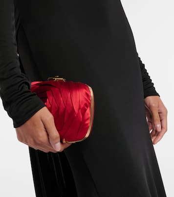 Rose Vivier satin clutch | Roger Vivier