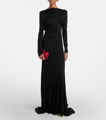 Rose Vivier satin clutch | Roger Vivier