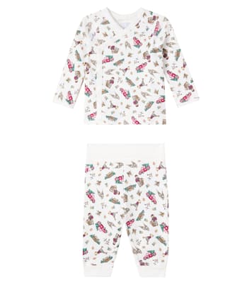 Baby Polo Bear printed cotton gift set | Polo Ralph Lauren Kids