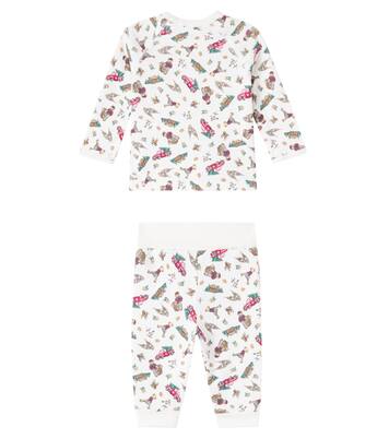 Baby Polo Bear printed cotton gift set | Polo Ralph Lauren Kids