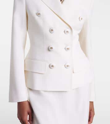 Double-breasted wool-blend blazer | Dolce&Gabbana