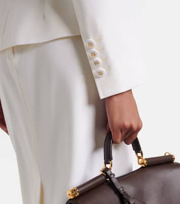 Double-breasted wool-blend blazer | Dolce&Gabbana