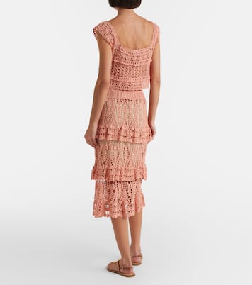 Midirock Elsie aus Häkelstrick | Anna Kosturova