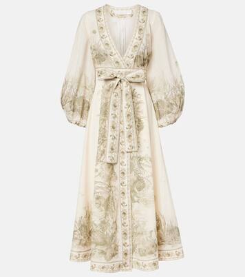 Wanderlust printed cotton wrap dress | Zimmermann