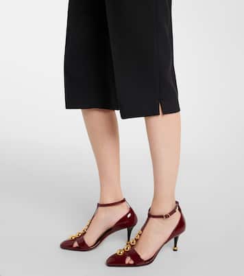 Virgin wool crêpe capri pants | Chloé