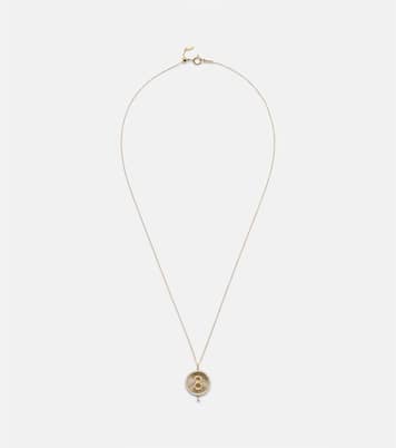 Collana Lucky Charm Eight in oro 18kt con diamanti | Persée