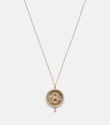 Collana Lucky Charm Eight in oro 18kt con diamanti | Persée