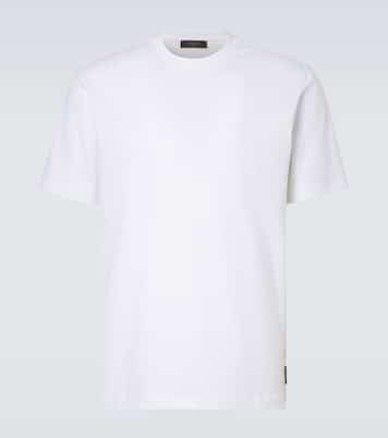 Cotton and silk jersey T-shirt | Slowear