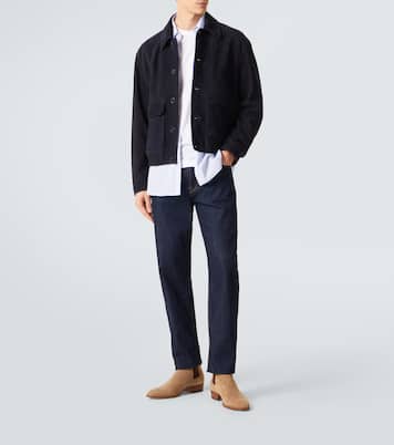 Cotton and silk jersey T-shirt | Slowear