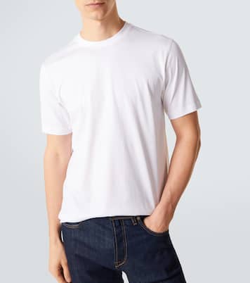 Cotton and silk jersey T-shirt | Slowear