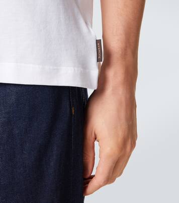 Cotton and silk jersey T-shirt | Slowear
