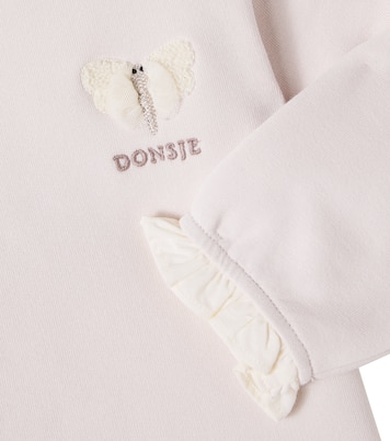 Baby Carilin embroidered cotton sweatshirt | Donsje