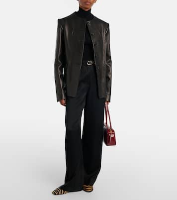 Ballerines Luna en cuir façon poulain | Le Monde Béryl