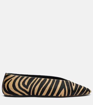 Ballerines Luna en cuir façon poulain | Le Monde Béryl