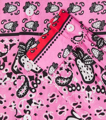 Bedrucktes Hemd Morango Bandana aus Baumwolle | Fábula