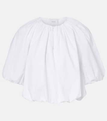 Gathered cotton top | Patou