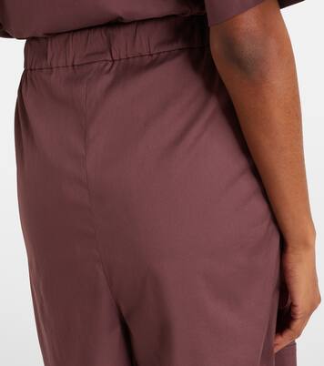 Medeola pleated cotton-blend shorts | Max Mara