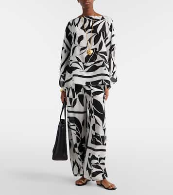 Blouse Ambuto imprimée en soie | Max Mara