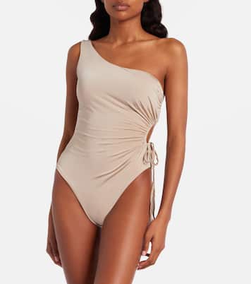 Canarie ruched one-shoulder swimsuit | Max Mara