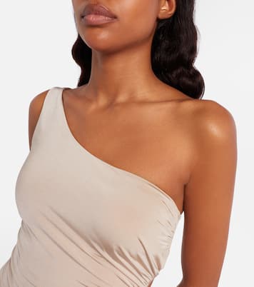 Canarie ruched one-shoulder swimsuit | Max Mara