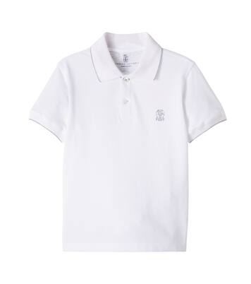Polohemd aus Baumwoll-Piqué | Brunello Cucinelli Kids