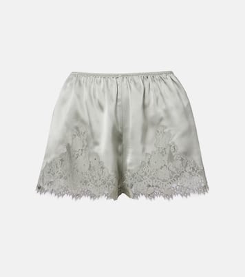 Shorts Iona aus Seide mit Spitze | Dôen