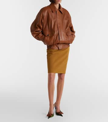 Slingback-Pumps Amalia 110 aus Satin | Saint Laurent