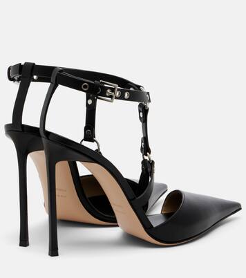 Harness leather slingback pumps | Tom Ford