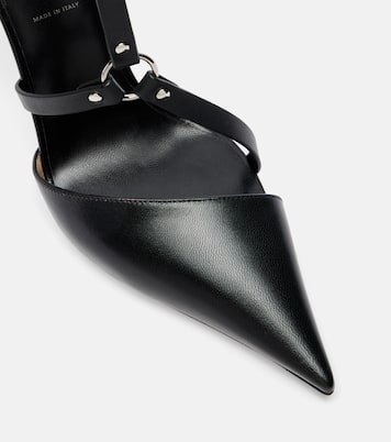 Harness leather slingback pumps | Tom Ford