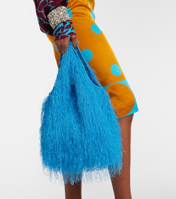 Marche Medium fringed top-handle bag | Dries Van Noten