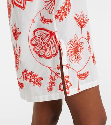 Levia embroidered cotton-blend minidress | Eres